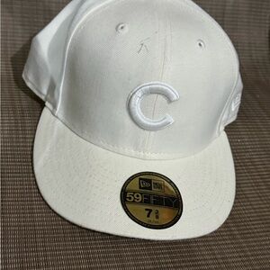 New Era White 59FIFTY Cap
